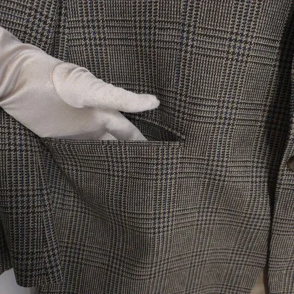 Vintage POLO UNIVERSITY RALPH LAUREN Sport Coat Blazer 43T SILK WOOL Canada - Picture 12 of 15